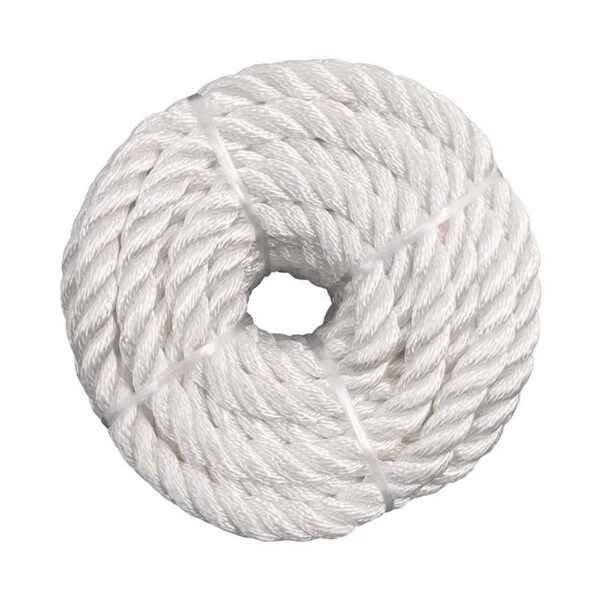 Captain Cold 0.5 in. x 50 ft. White Twisted Nylon Rope CA2742913 - main